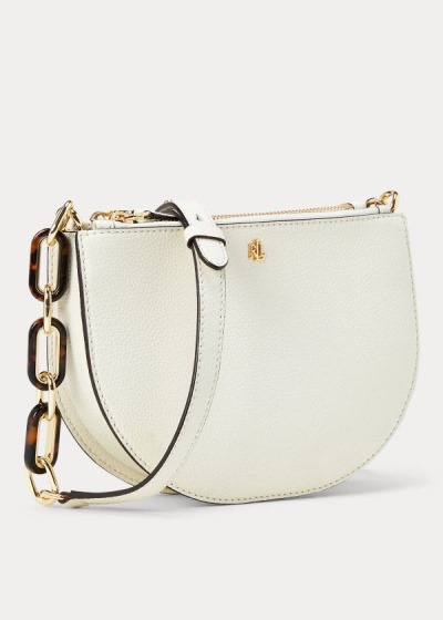 Ralph Lauren Pebbled Læder Crossbody Taske Dame Danmark (GAOXQ1230)